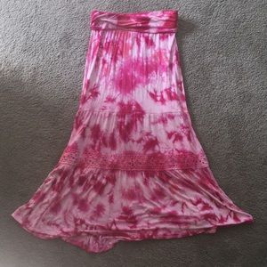 Justice Tie-dye maxi skirt
